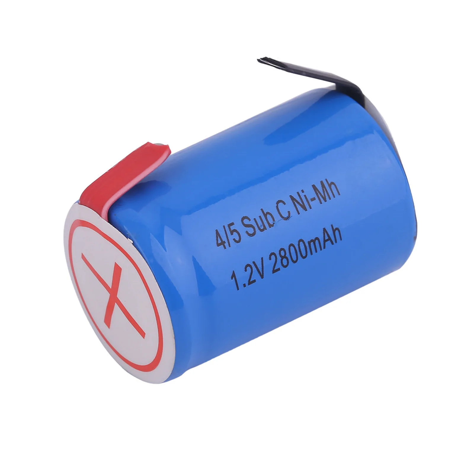 Nowy akumulator litowo-jonowy 4/5 SC Sub C li-po o wysokim rozładowaniu 1.2V 2800mAh akumulator Ni-MH z zakładkami spawalniczymi