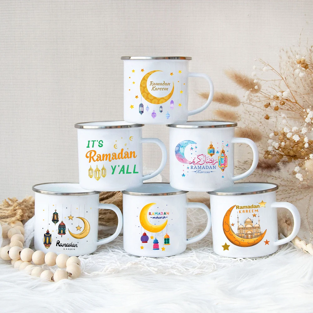 Ramadan Mubarak Tasse Islamisch Bedruckte Kaffeetasse Muslimisches Eid-Geschenk Islamische Geschenkideen für Sie und Ihn
