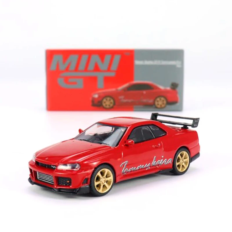 

MGT 1:64 543 Nissan Skyline GT-R Tommykaira R-z Red MGT00543-CH RHD Alloy Die-cast Car Model Boy Collectible Toy Ornaments