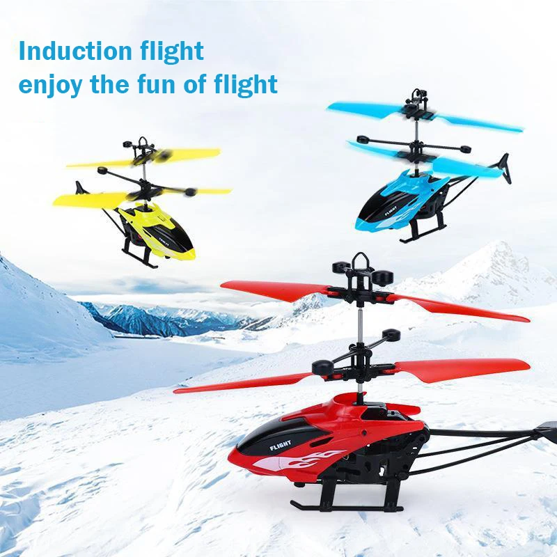 Inductive Aircraft Helicopter Hover Hand-Controlled Sensing  Aircraft Suspension Two-pass Fall-resistant Play Rechargeable Gifts