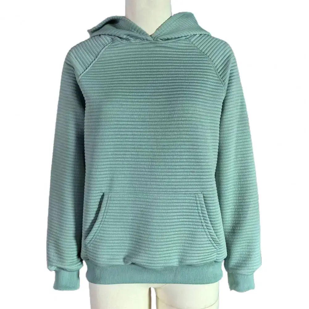 Printemps mode Streetwear sweat à capuche plaine sweat couleur unie à manches longues survêtement sweat à capuche femmes pull dessus chaud