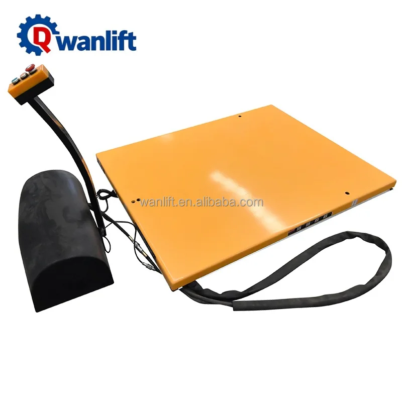 CE Certificate Electric Ladder Lift Tables Hydraulic Electric Fixed Scissor Lifting Table