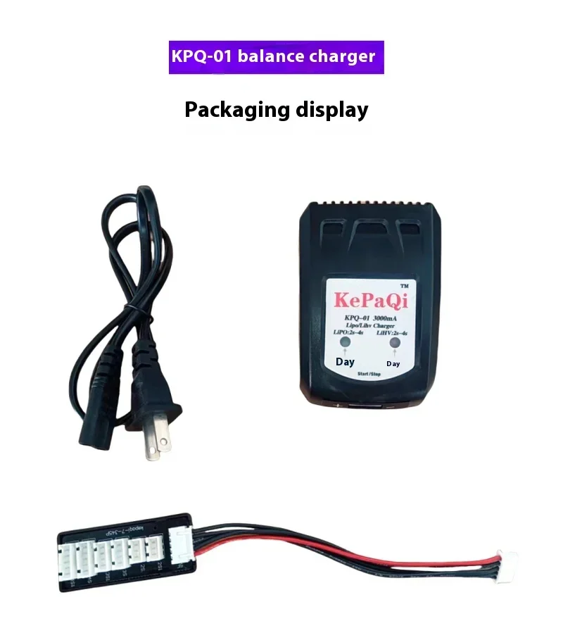 KePaQi-01 Upgraded Balanced Charger Multi use 18w/2A Can Charge 2-4s (7.4V-14.8V) Lithium Battery Suitable for Aircraft vehicle