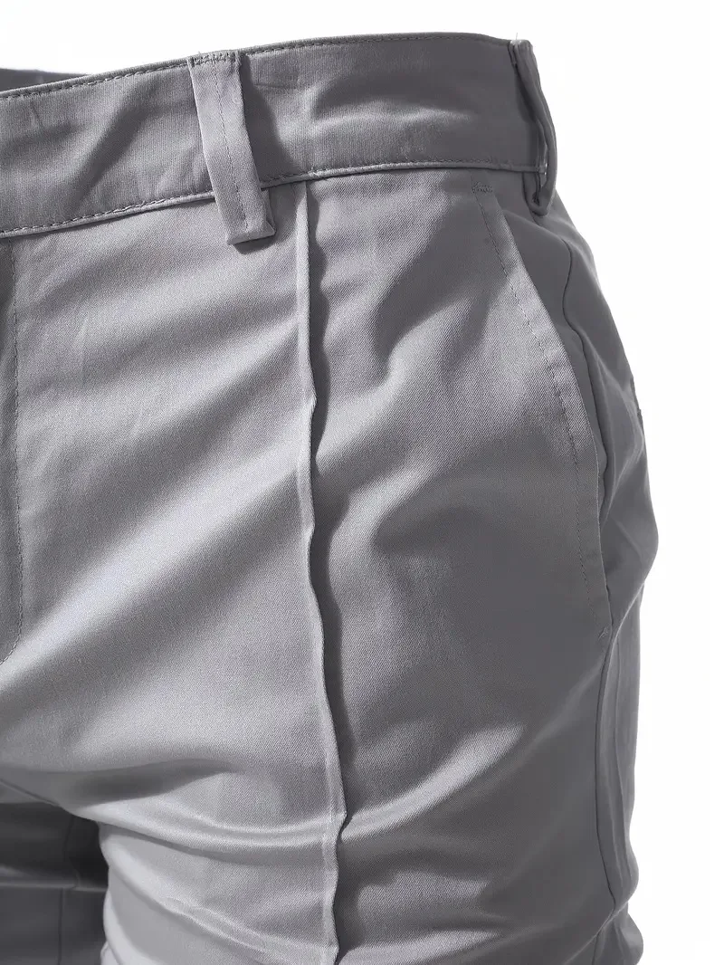 2025 men's casual pants for foreign trade, breathable men's bottoms, youth business versatile casual pants