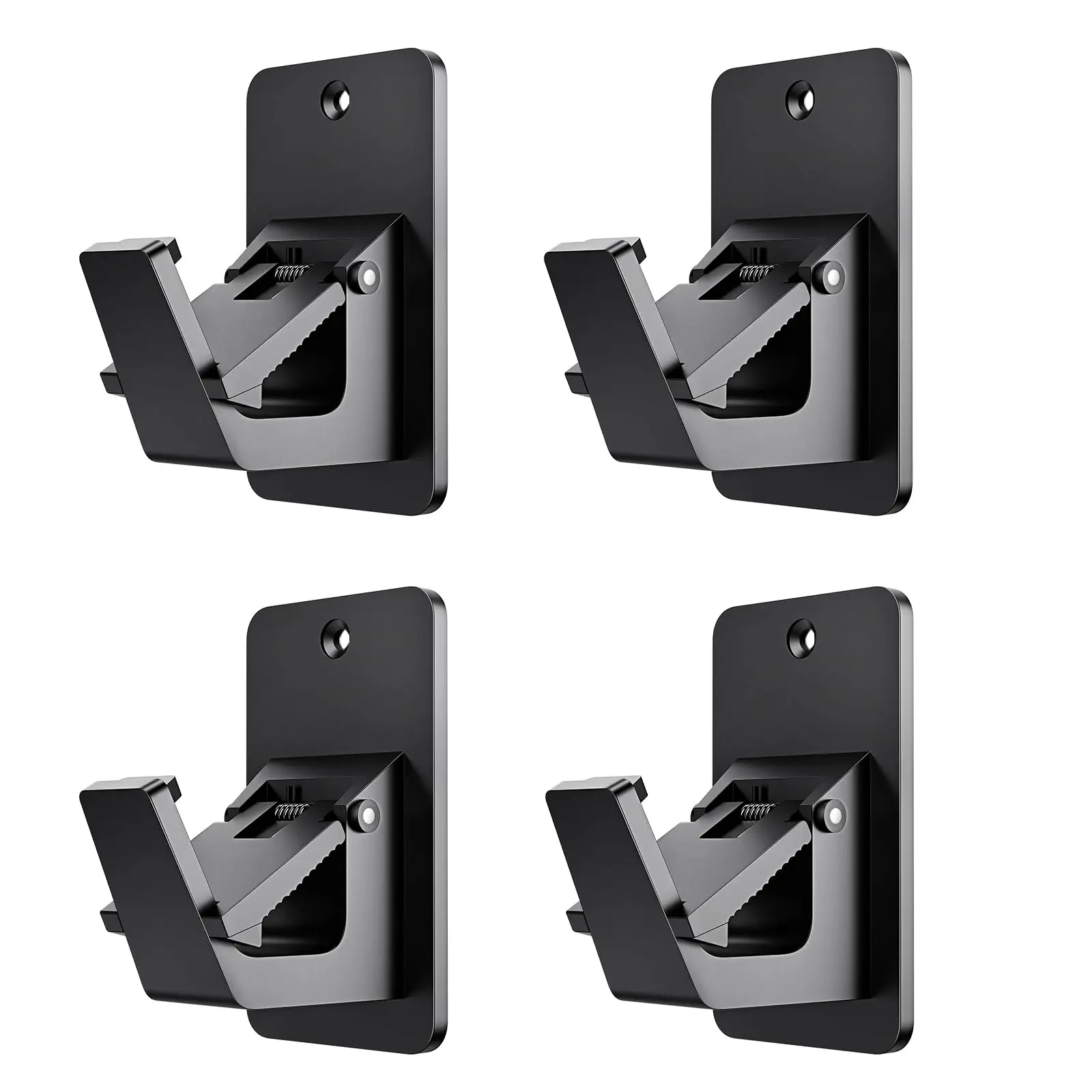 Universal Curtain Rod Holders, Curtain Rod Brackets,Nail Free Curtain Rod Hooks for Bathroom, Bedroom, Livingroom, Kitchen