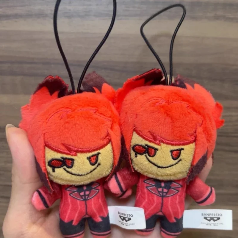 New Hazbin Hotel Alastor Plush-Like Texture Toys Latest Collectible Goods‌ Husk Cat Bean Eye Bag Keychain Toys For Friend Gift