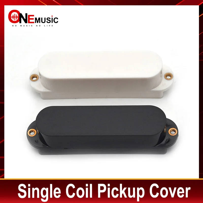 10Pcs Single Coil Active Pickup Covers/Lid/Shell/Top for Electric Guitar / Black - White for Choose