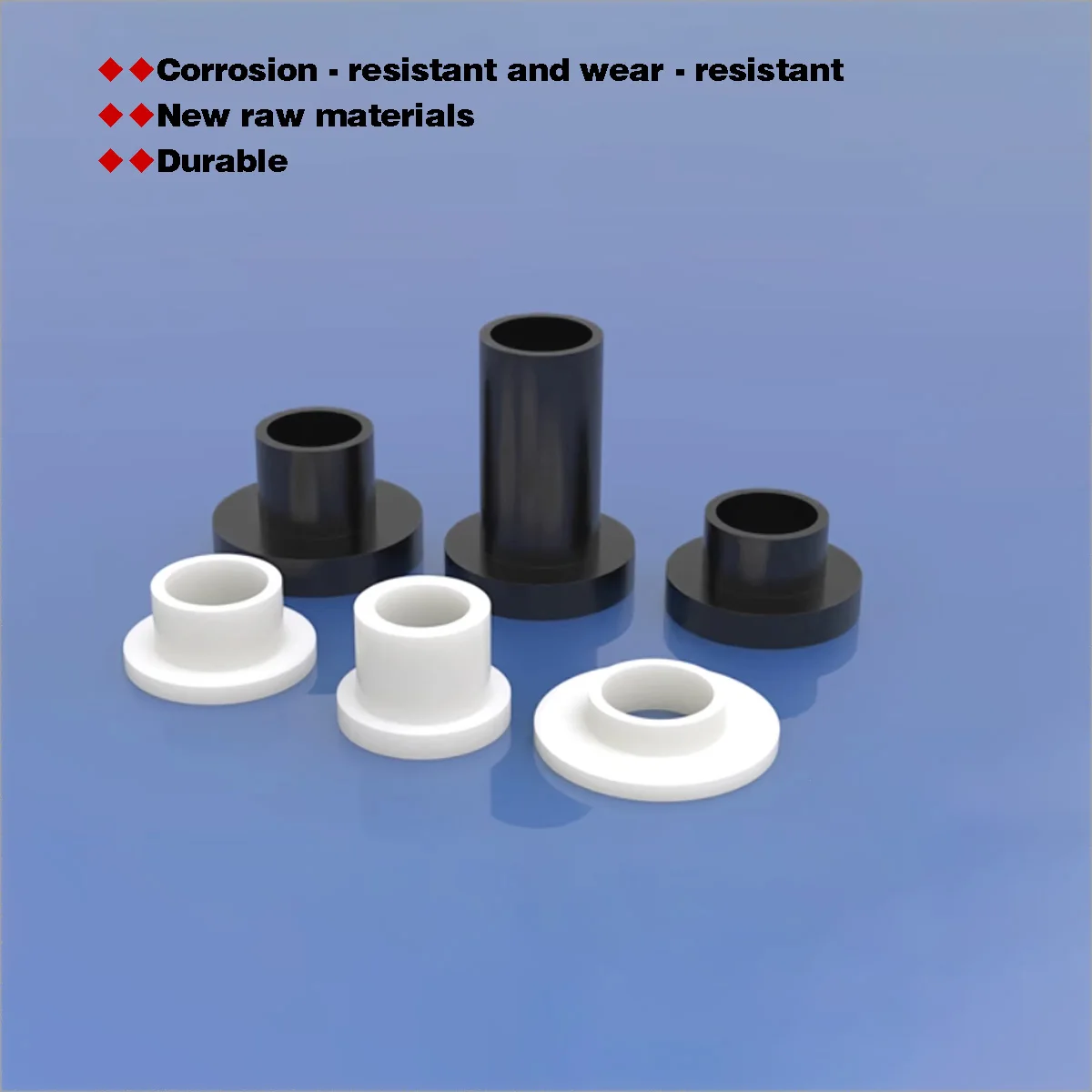T-shaped Step Washer/t-Shaped Nylon Washer Plastic Concave Convex Screw Shaft Sleeve Insulation Particle M6M8