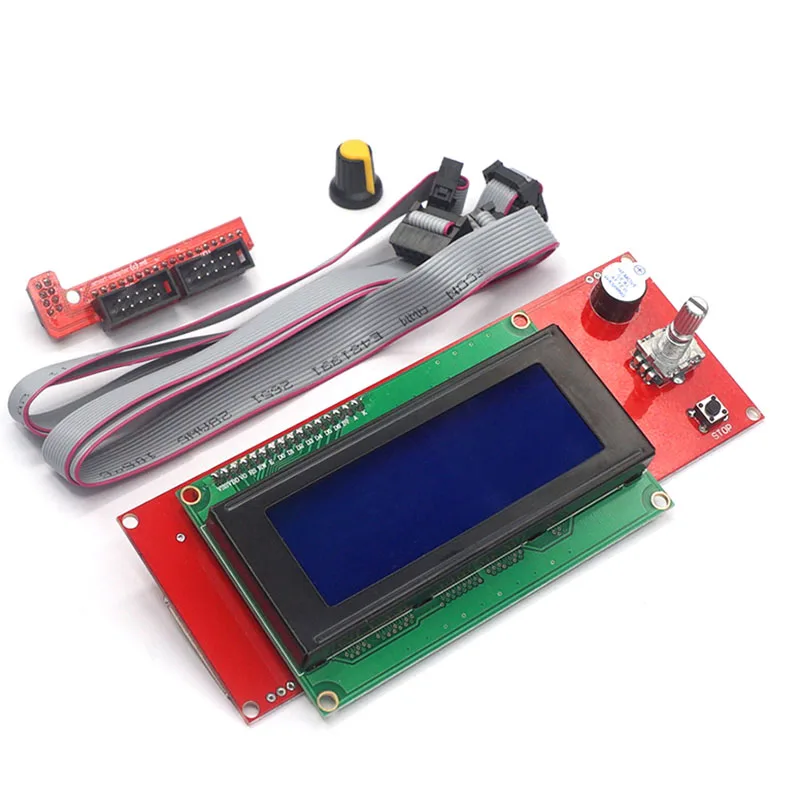 Smart Display Controller Ramps 1.4 2004 LCD Controller with Adapter Suitable for 3D Printer RepRap Adapter