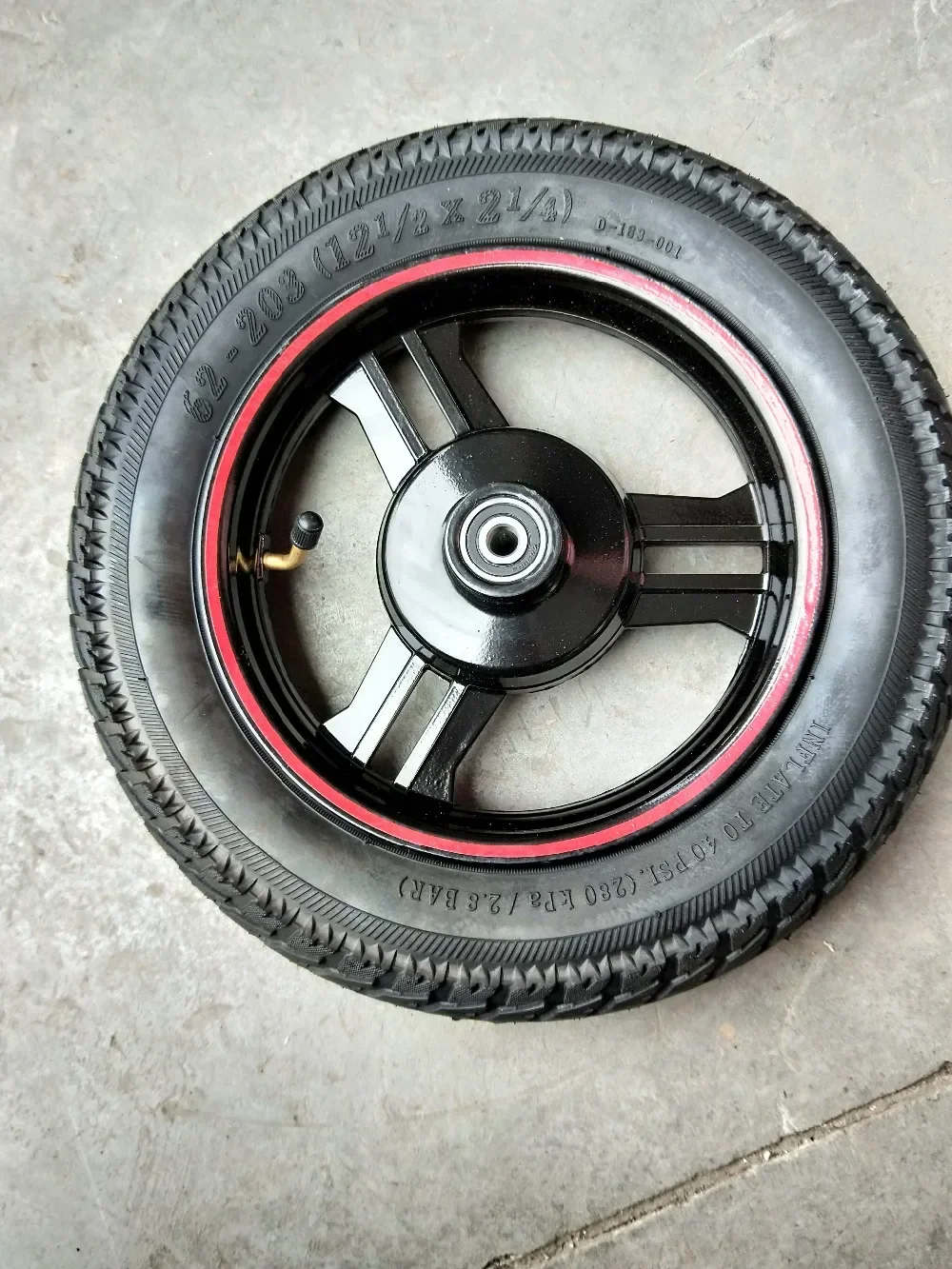 12 1/2x2 1/4  Tire 12 Inch Wheel Hub Rim Electric Scooter  Folding Electric Bicycle Inner Tube Outer Tube Explosion-proof Tires