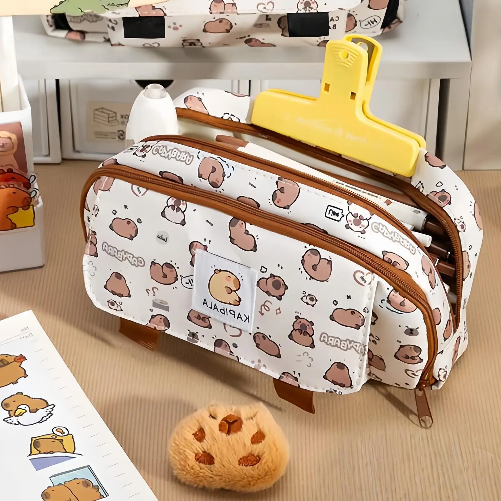 simpatico-astuccio-per-capibara-astuccio-per-matite-di-grande-capacita-astuccio-resistente-all'usura-borsa-per-bocca-ad-ampia-apertura-accessori-per