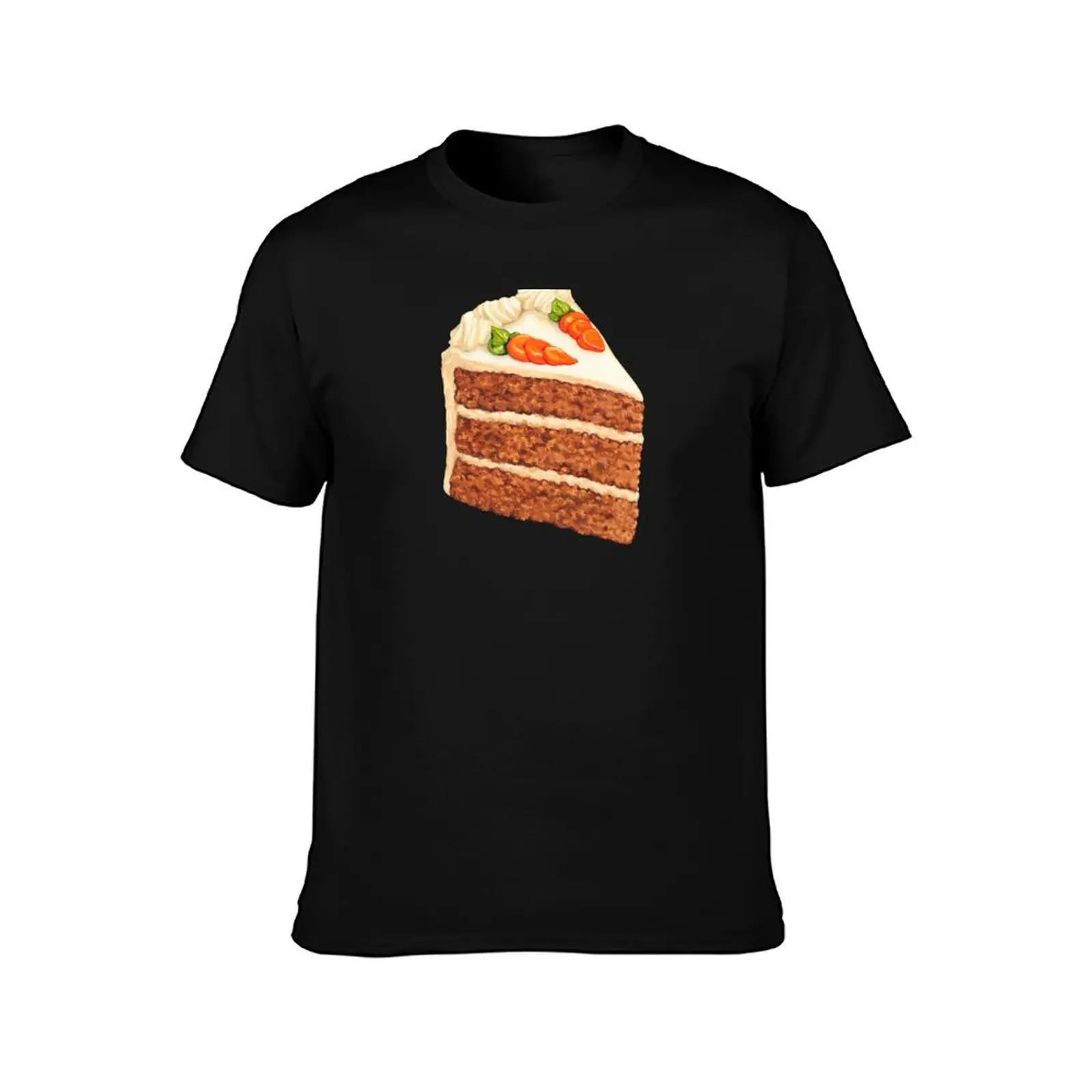 Carrot Cake Pattern - White T-Shirt t shirt men 100% cotton luxury brand T-Shirt