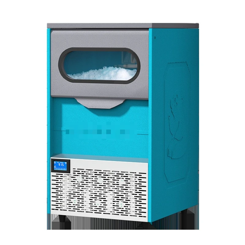 

Snowflake ice machine Commercial automatic hot pot restaurant Seafood supermarket Small granular crushed ice machine