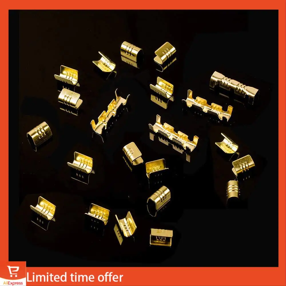 

Fresh 550 Pcs U Shape Copper Ring Terminals Crimp Kit - Terminal Connector Crimping Buckle Cable Clip Wire Terminal Kit