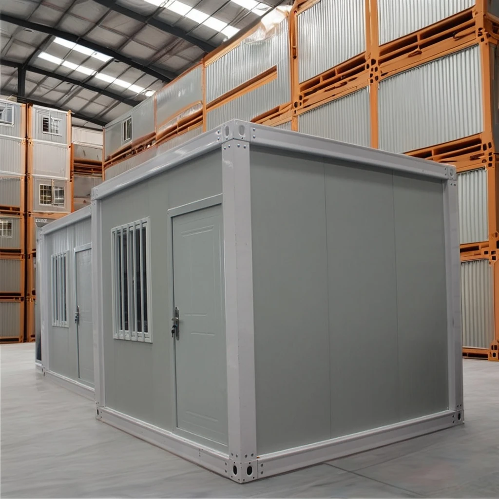 Customized Folding House Multi Purpose Foldable Prefab Cabin with Windows and Door for Camping Site