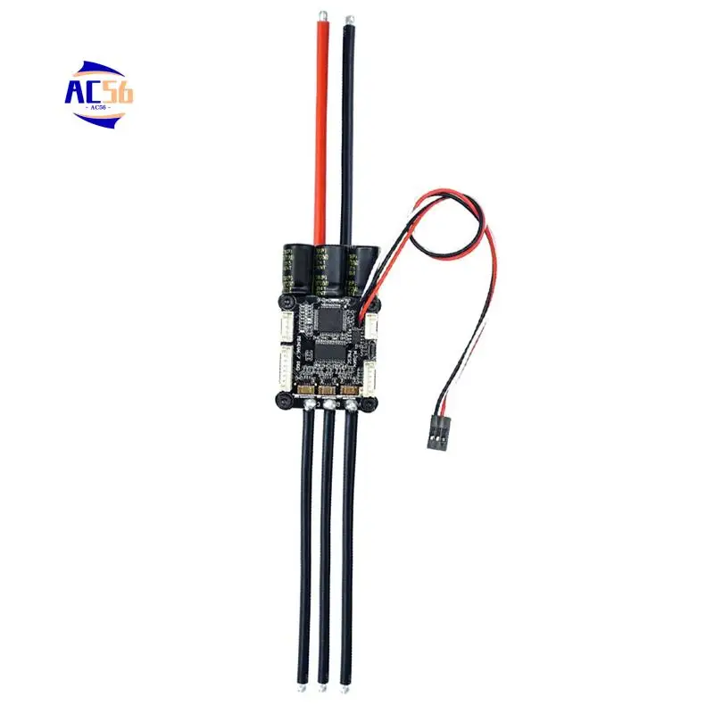 

AC56-4-13S Lipo ESC Speed Control Mini FSESC6.7 70A Base On VESC6.6 With Aluminum Anodized Heat Sink For Brushless DC Motor