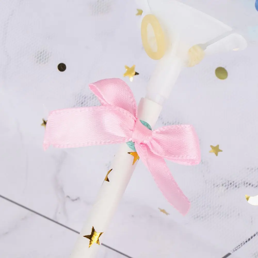Colorful Party Supplies Paper Straw Birthday Cake Decoration Transparent Balloon Cake Topper Confetti Balloon
