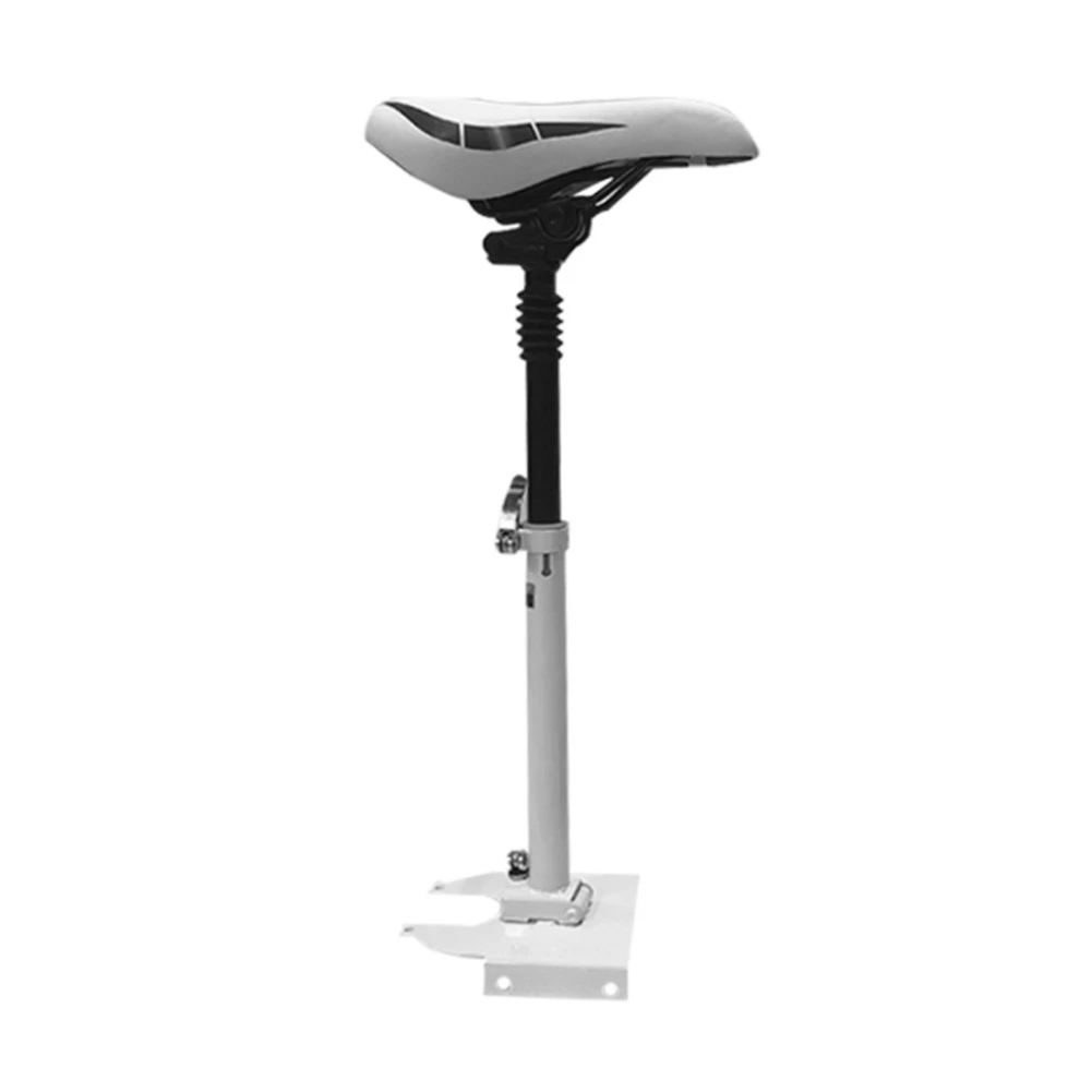 

For Xiaomi M365 Electric Scooter Seat Adjustable Saddle Set Shockproof Bike Seat Cushion Can Be Raised and Lowered,White