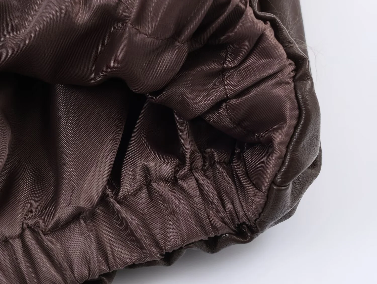 2025 Winter New Women's Casual Fashion Simple Faux Leather Stand Collar Pocket Button Loose Jacket Top