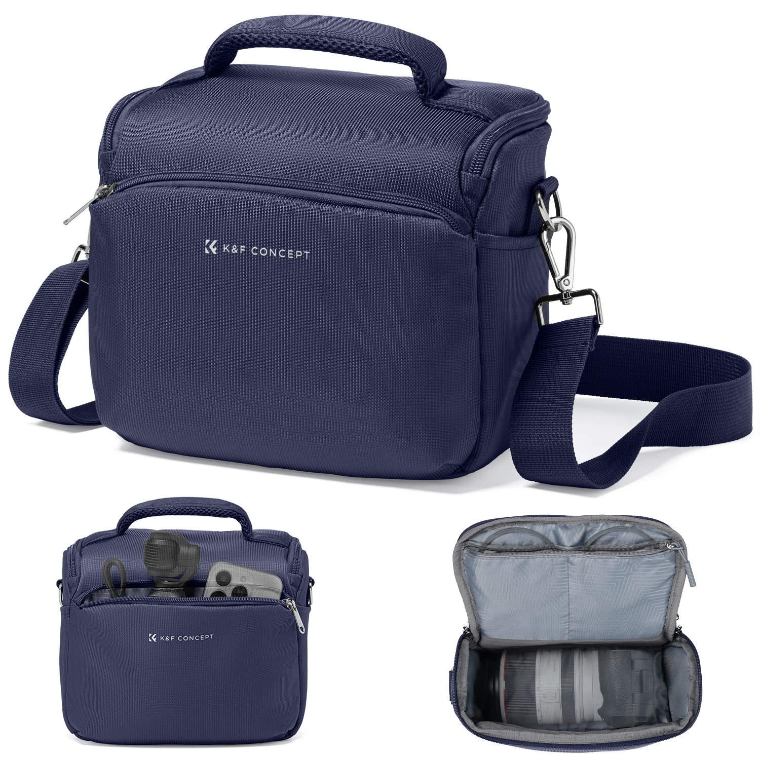 K&F CONCEPT Fotografie Outdoor Crossbody Camera Tas Waterdichte Schoudertas DSLR/SLR Camera Case Voor Instax Mini 12 Tas