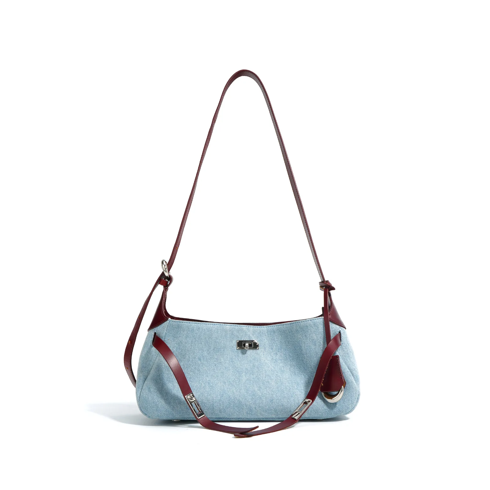 Classic Designer Inspired Tote Bag With Elegant Lines And Letter Logo Offering Roomy Compartments For Use As A Diaper Bag