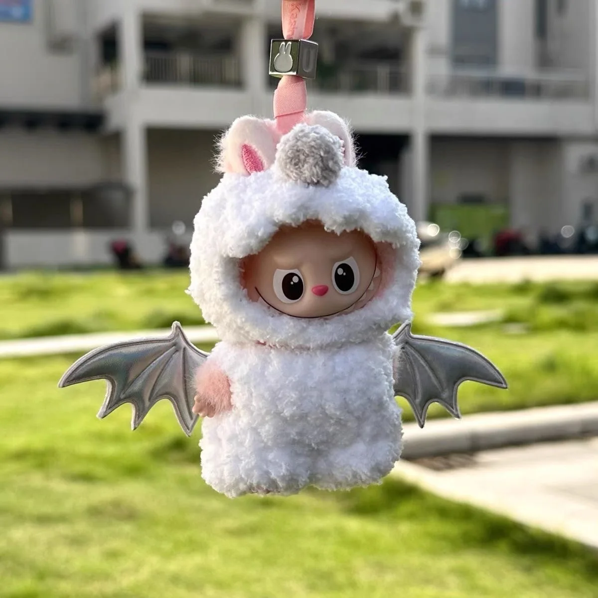 

For Mini Labubu 4.0 Cute Angle Dinosaur Jumpsuit Wearable Plush Doll Clothes Outfit for Love Series Doll DIY Fashion Accessories