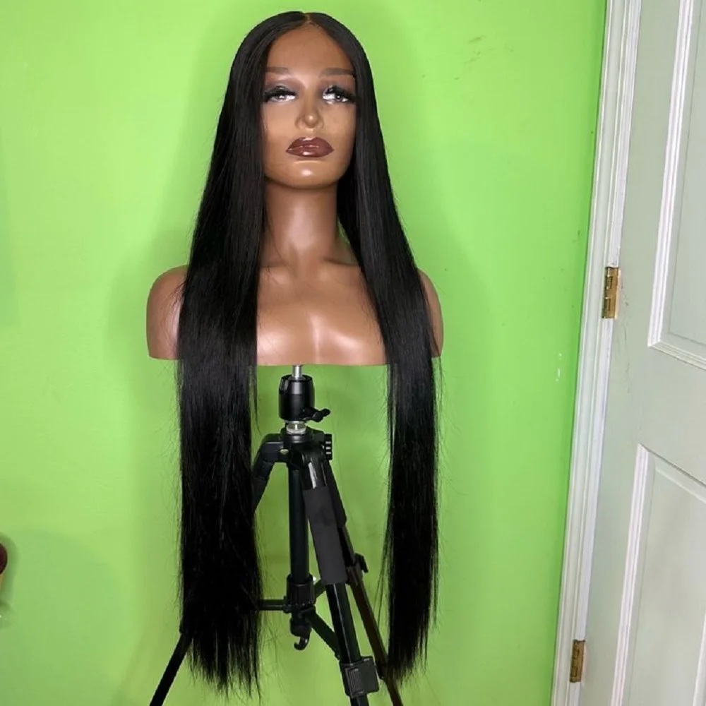 

32 Inch 13x6 Lace Front Wigs Human Hair Pre Plucked Straight Human Hair Wig 200% Density Straight HD Lace Frontal for Women