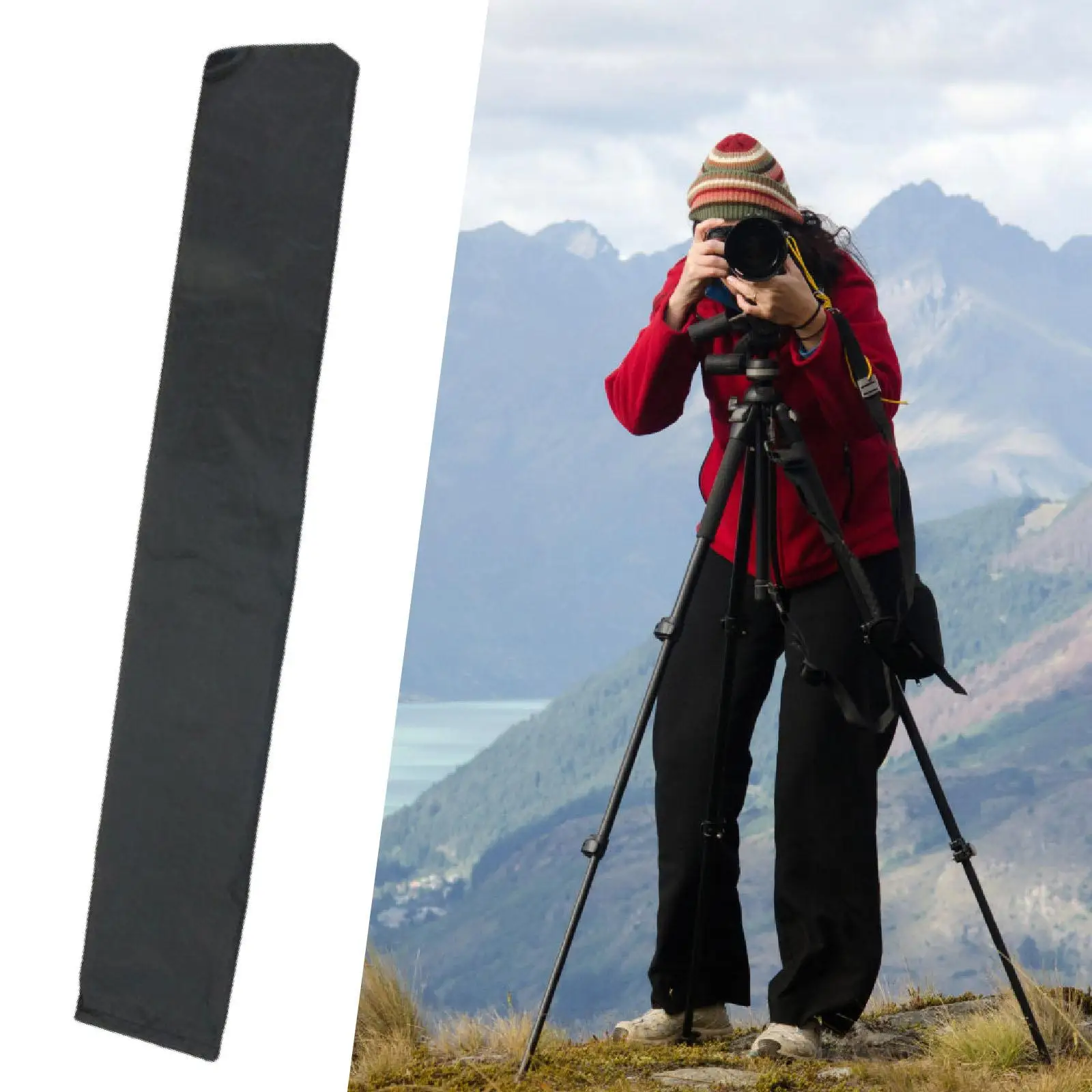 Portable Tripod Storage Bag Drawstring Closure Organizer Pouch for Light Stand Monopod Umbrella Camping Photography Carry Case