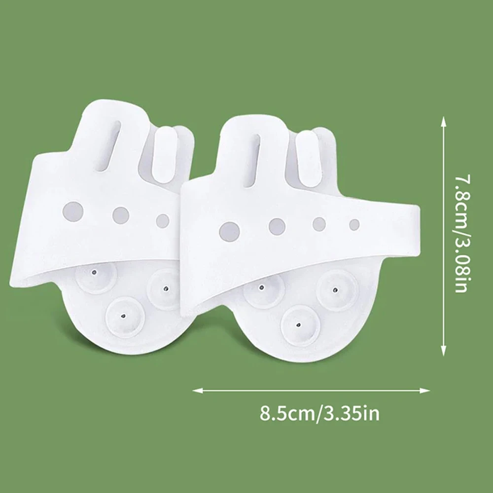 Silicone Gel Magnetic therapy Toes Separator Hallux Valgus Corrector Bunion Bone Ectropion Adjuster Toes Outer Foot Care Unisex