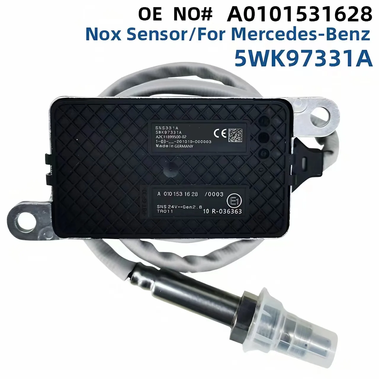 

5WK97331A A0101531628 A 010 153 16 28 Nitrogen Nox Oxygen Sensor For Mercedes-Benz Actros Axor Euro 6 Truck