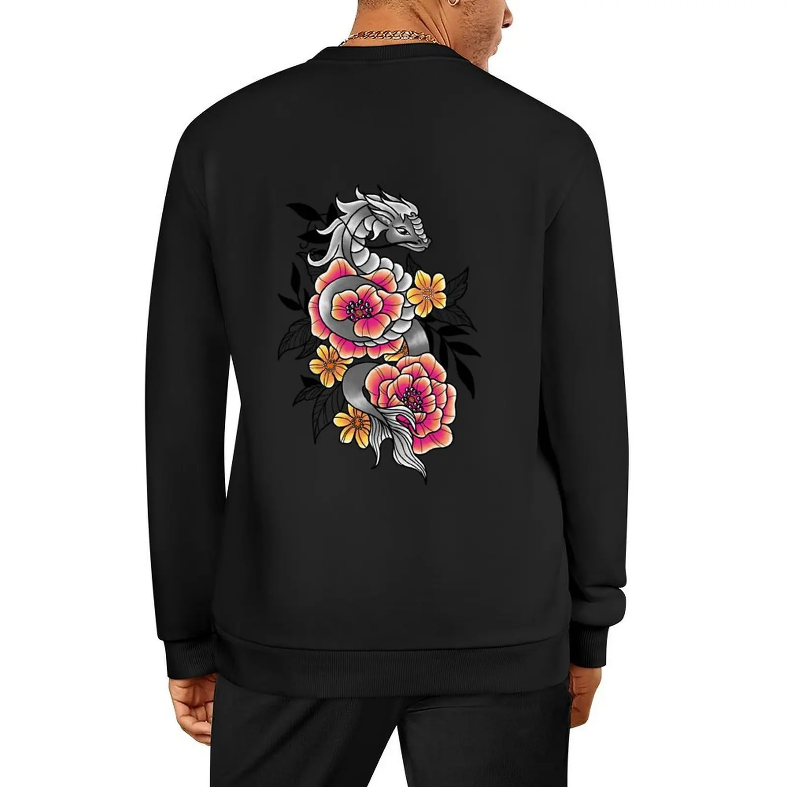 

Hidden Dragon Pullover mens clothes tracksuit men's autumn clothes korean autumn clothes sweatshirts men