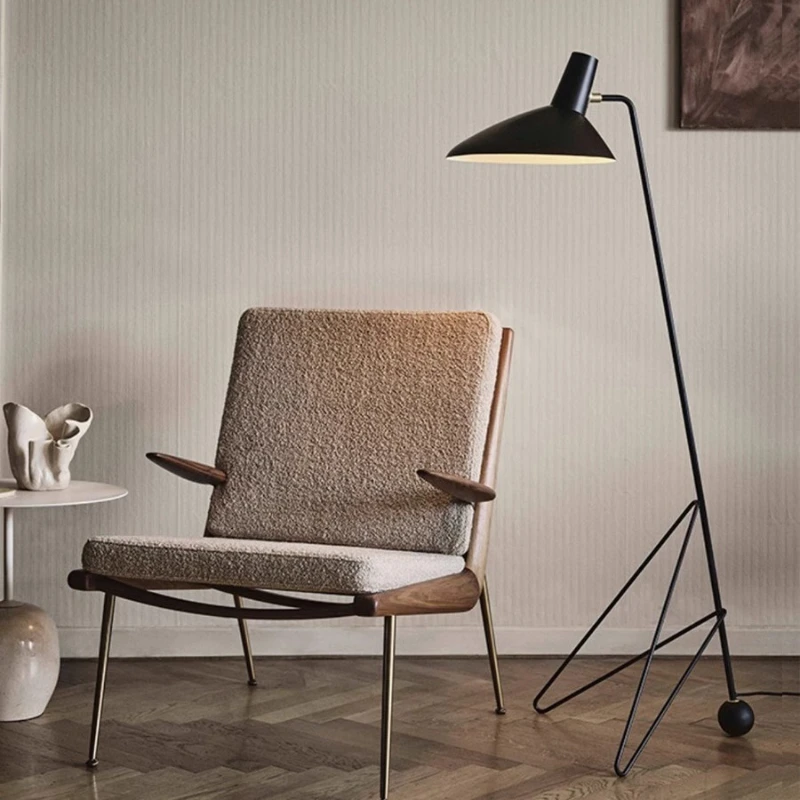 

Danish Internet celebrity decorative floor lamp medieval designer soft decoration simple living room lamp bedroom study bedroom