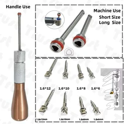 Temporary Anchorage System Mandrel Implants - Mini Micro Screws with Handpiece Key for Precise Orthodontic Applications