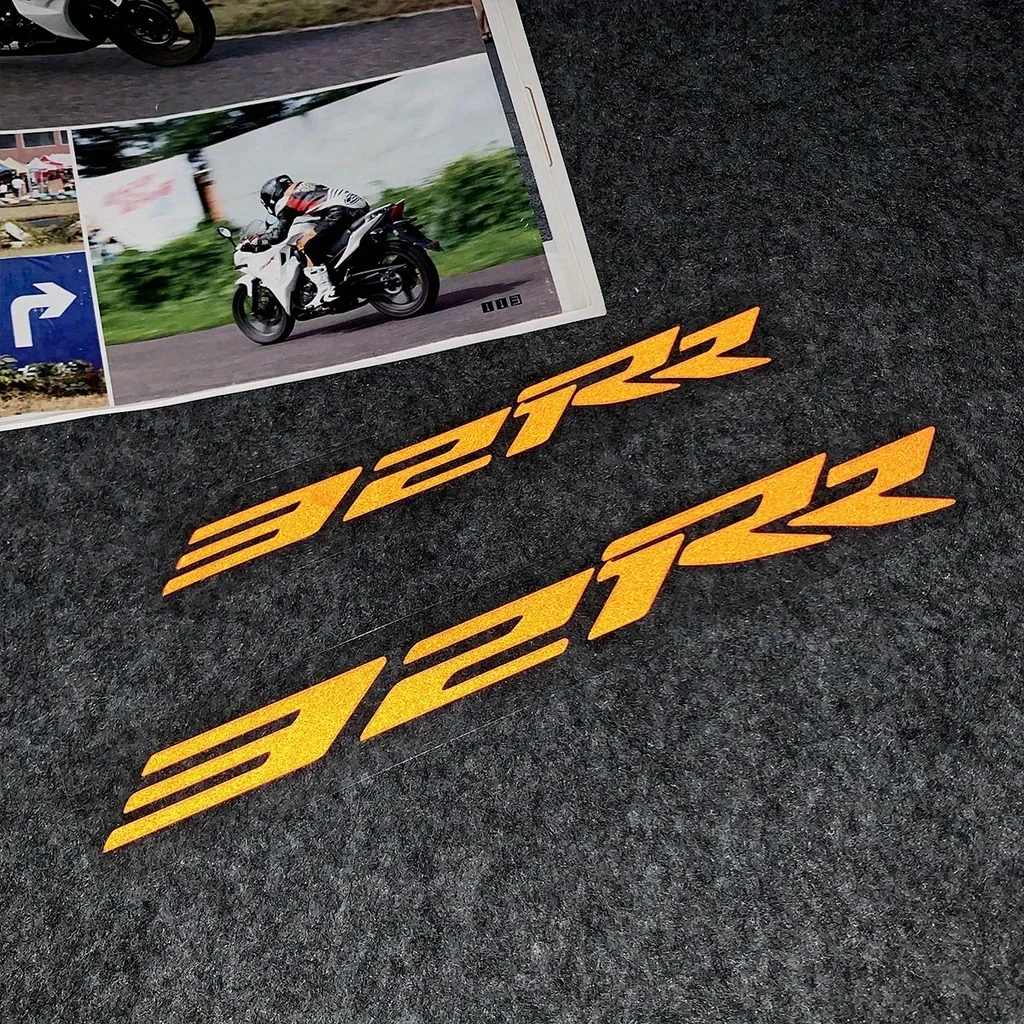 Reflective Front Fairing Decal 321RR Motorcycle Scooter Car Vinyl Sticker Waterproof