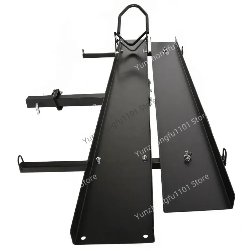 600 Lbs Motorcycle SUV Transporter Tractor Hanger Trailer Cargo Ramp