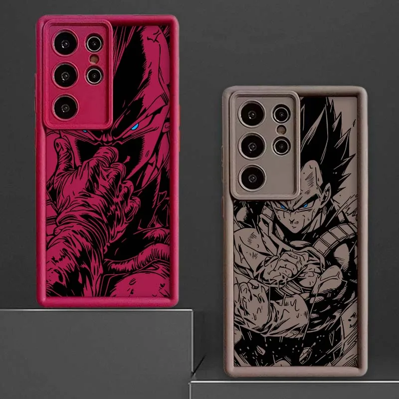 D-دراغون الكرة فيغيتا الفن كول لسامسونج غالاكسي S25 S24 S23 S22 S21 S20 الترا زائد FE 5G العين سلم جراب هاتف غطاء