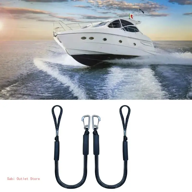 Elastic Ropes Wharf Dinghy Marine Bungee Dock Line Mooring Rope Boat Accessories