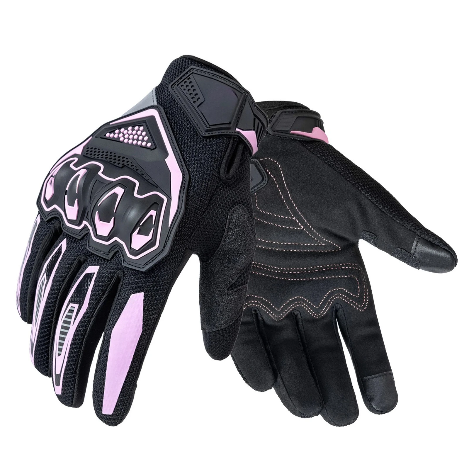 

Мужские и женские мотоциклетные перчатки на все пальцы: 4-сезонное снаряжение для верховой езды, дышащее, противоударное, защитное снаряжение для бездорожья