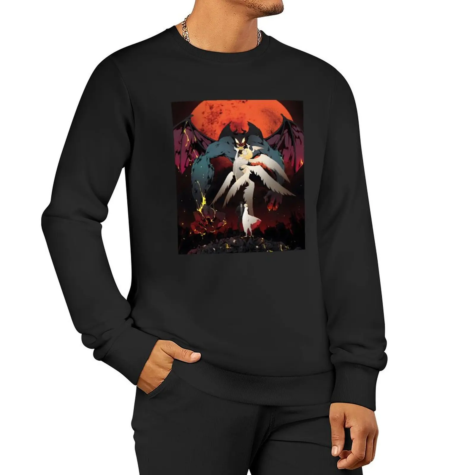 

Devilman baby cry Classic Pullover Hoodie men's sweat-shirt set men's sweat-shirt winter man sweatshirt