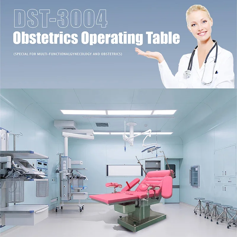 Hospital Equipment Electric Gynecological Table Electric Obstetric Examination Bed Surgery Gynecology Delivery Bed For Clinic