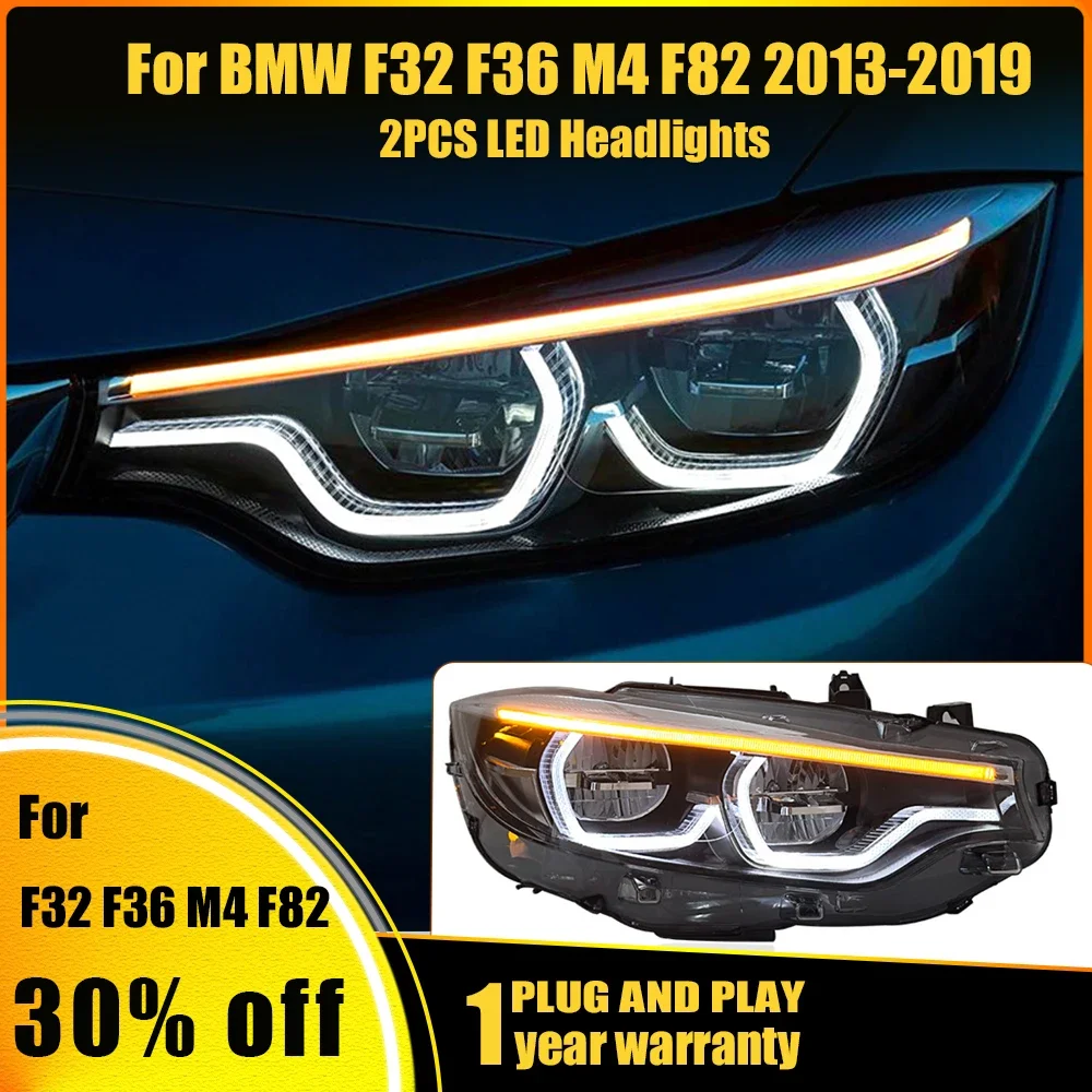 

Светодиодная фара для BMW F32 2012-2019 F82 M4 GTS Авто автомобильные товары LED DRL 425i 428i 430i 435i F36 F80 F33 Автомобильные аксессуары