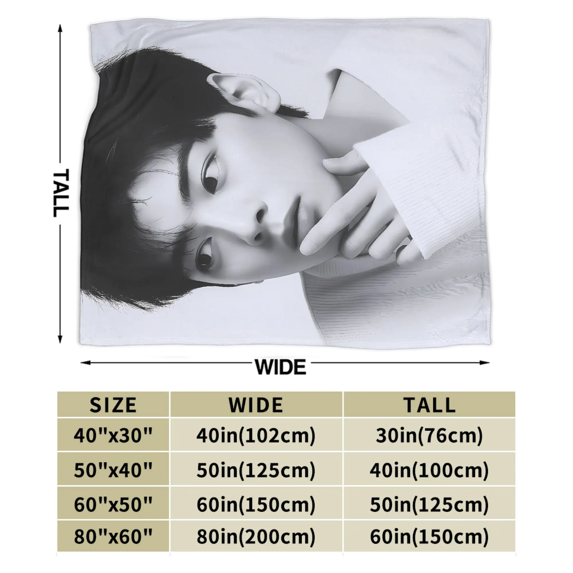 تشا EunWoo بطانية دافئة لينة الجمالية أفخم رمي بطانية للطلاب غرفة المعيشة الفانيلا المفرش غطاء السرير