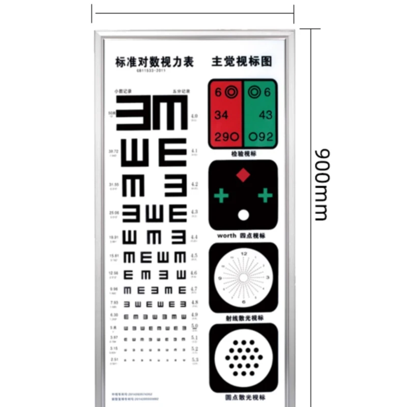 

LED medical eye chart light box, eye meter eye optometry equipment