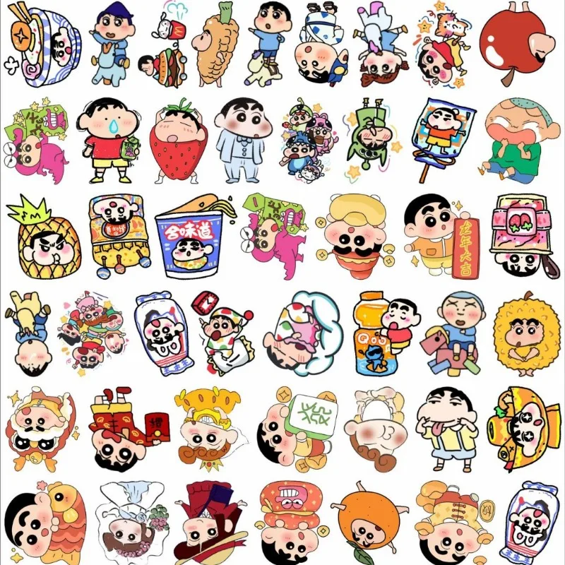 Anime Crayon Shin-chan Accessories Acrylic DIY Piece Accessories Keychains Refrigerator Magnets Hairpins Hair Accessories