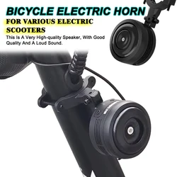 125db USB Charge Bicycle Electric Bell Cycle Scooter Trumpet Horn Scooter Electric Bike Horn Safe Anti-theft Alarm Bell