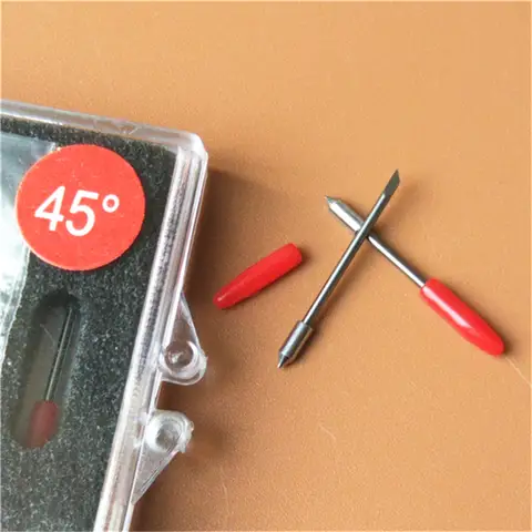 Promotion! Cutting Blade for Graphtec CB09 Silhouette Cameo Craftrobo CE6000 CE7000 10PCS 45 30 60 Degree Vinyl Cutter Blades