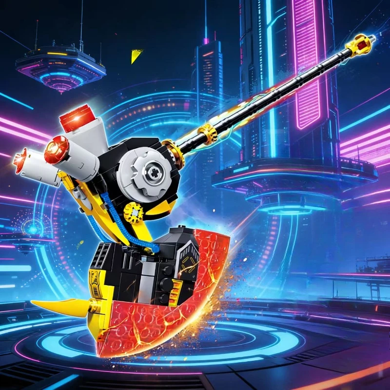 

Boys Gift Mad Rhino Tomahawk Assembled Blocks Model Kids Puzzle Toy