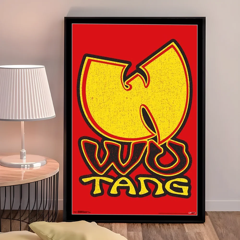 1PC Bang Wu-tang Poster Self-adhesive Art Waterproof Paper Sticker Coffee House Bar Room Wall Decor