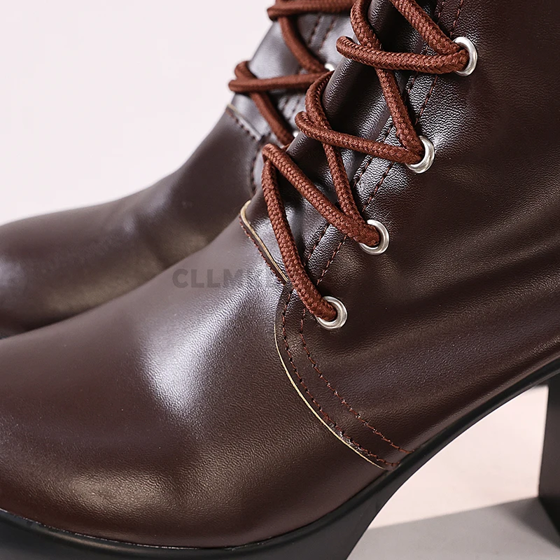 Zenless zona zero ukinami yuzuha jogo cosplay sapatos botas de couro preto do plutônio para mulheres meninas halloween carnaval festa adereços