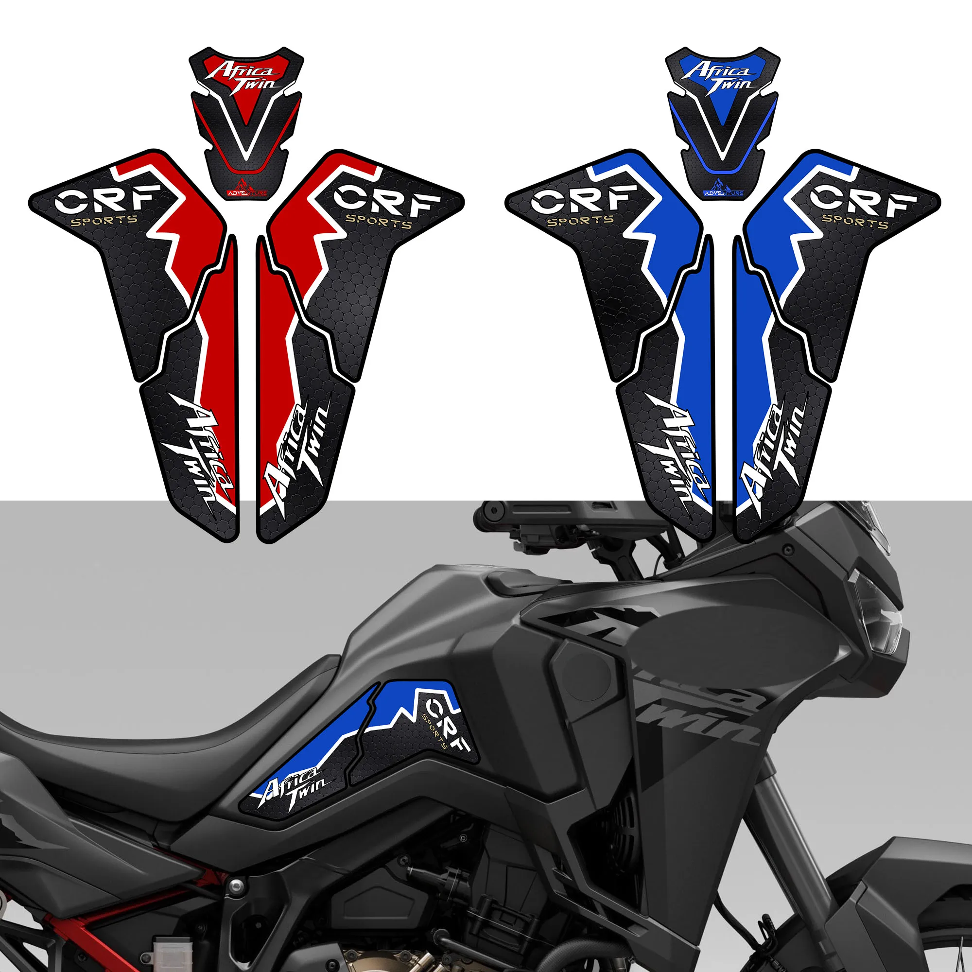 

Motorcycle Tank Pad Scratch Decals Tank pad Tank Pads Protector Stickers Decal For Honda CRF1100 CRF 1100 L Tank Pad AfricaTwin